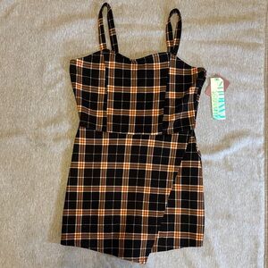 Almost Famous Skirt Overlay Romper